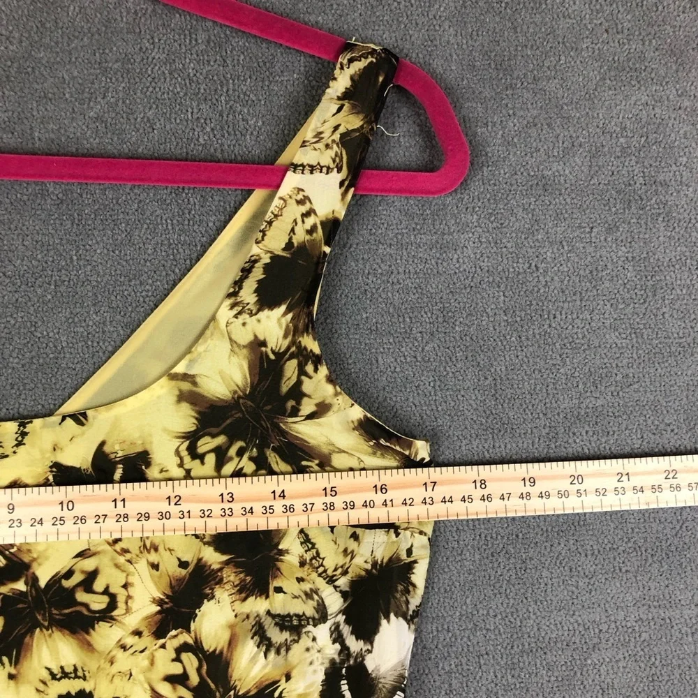leifsdottir Anthropologie High Low Sleeveless Butterfly print fairy dress size 0